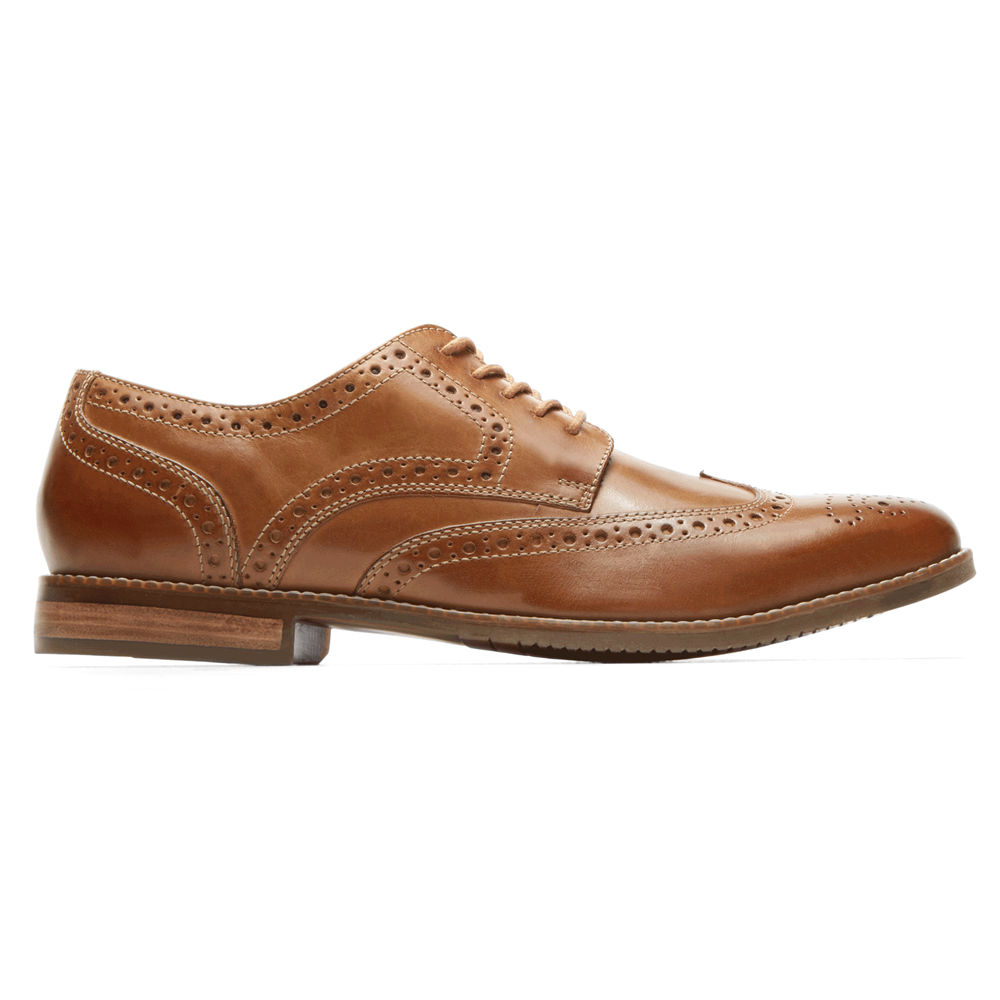 Rockport Snøre Sko Herre Brune - Style Purpose Wingtip - XUGJ35267